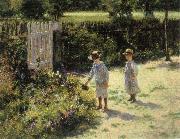 Children in the Garden Wladyslaw Podkowinski